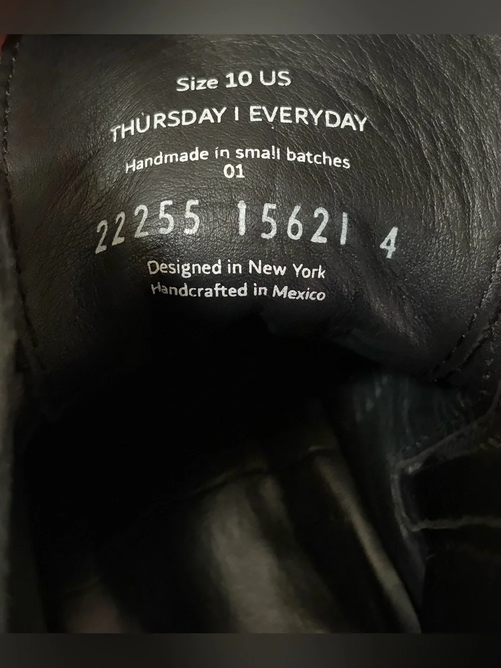 Thursday Boot Company- Men’s Black Leather Cap-Toe Lace-Up Boots